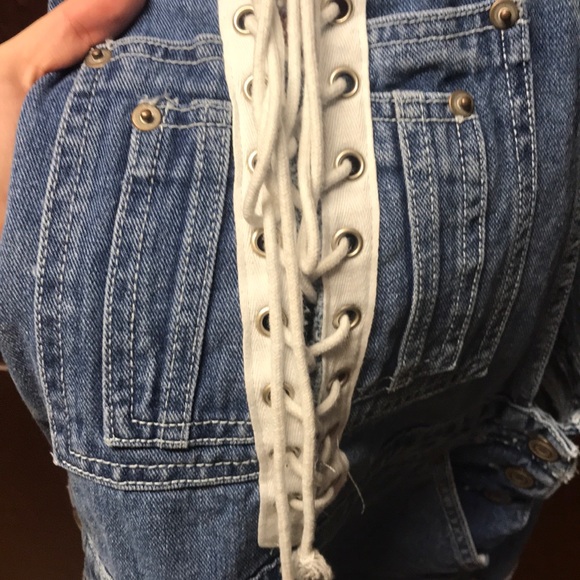 LAST DAY TO BUY Overall shorts - Picture 3 of 4